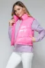 Snobbish Zip Up Turtleneck Shiny Quilted Vest sold by Charming Charlie