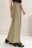 HYFVE Drawstring Washed Linen Maxi Skirt sold by Charming Charlie
