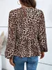 Peplum Tied Long Sleeve Blouse sold by Charming Charlie