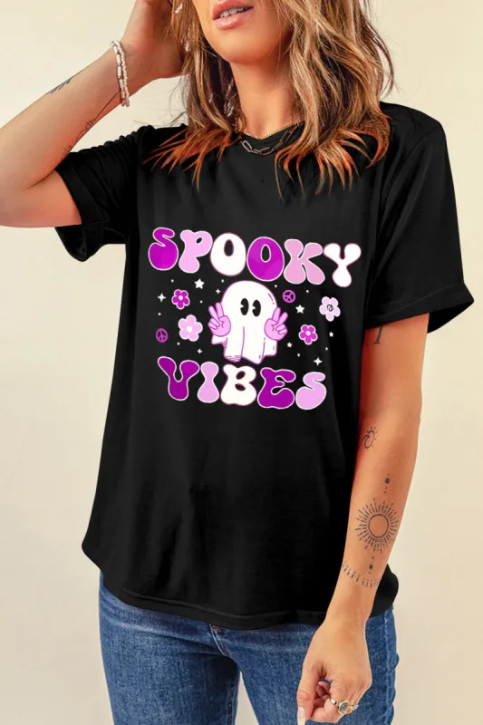 Graphic Round Neck Short Sleeve T-Shirt sold by Charming Charlie