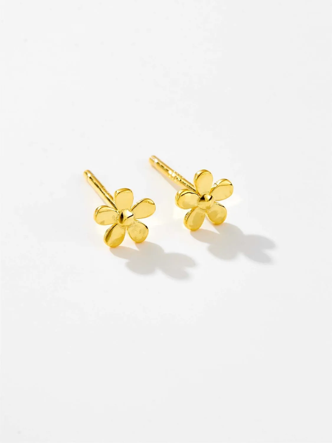 925 Sterling Silver Flower Shape Stud Earrings sold by Charming Charlie product image thumbnail 2