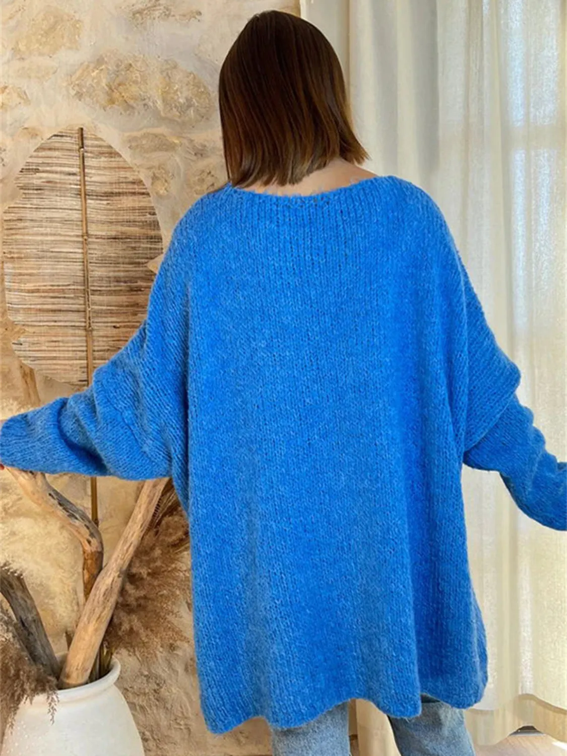 Peace Graphic V-Neck Long Sleeve Sweater sold by Charming Charlie product image thumbnail 2