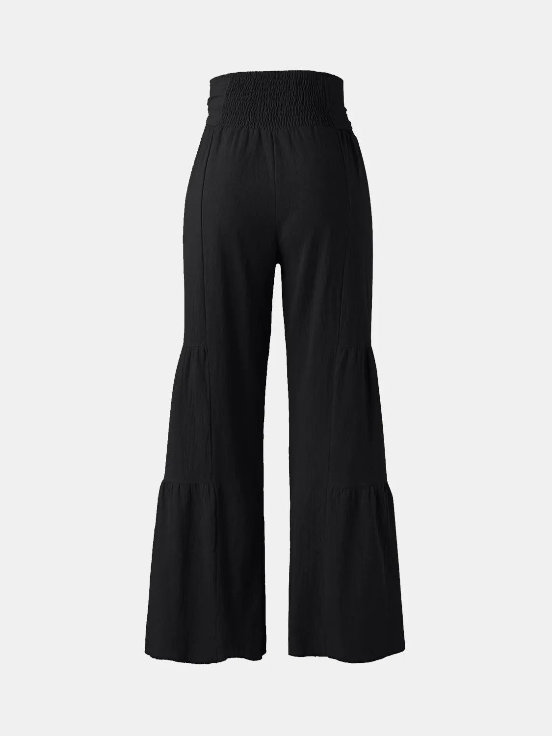 Tied Ruched Wide Leg Pants sold by Charming Charlie product image thumbnail 4