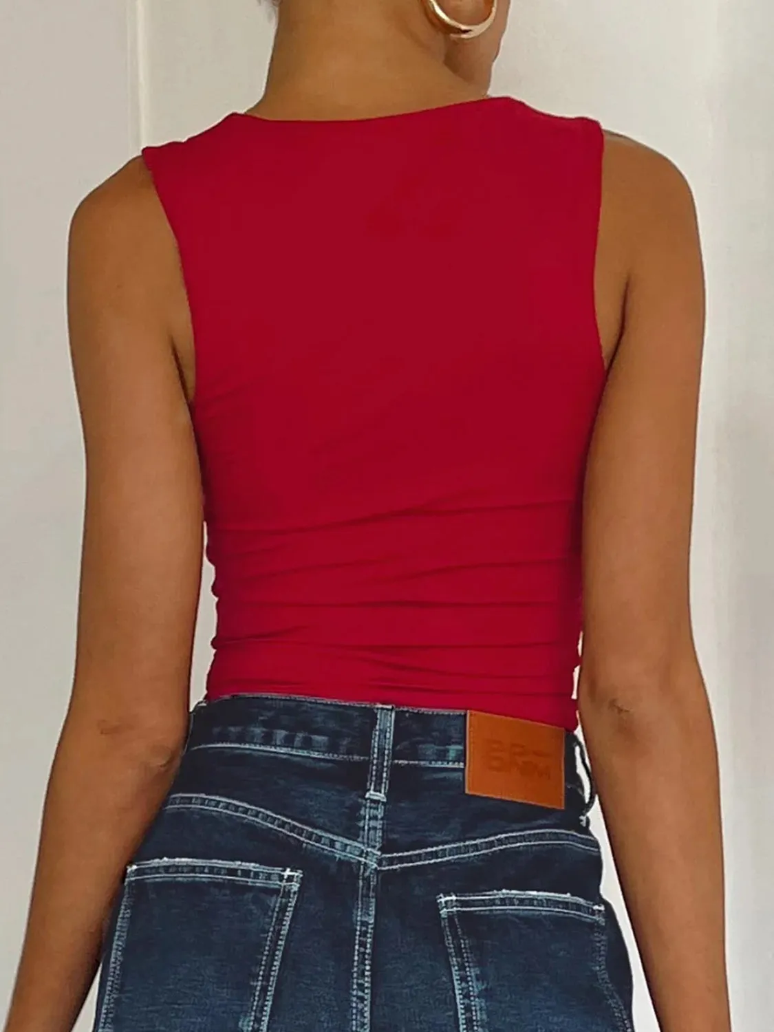 Square Neck Wide Strap Tank sold by Charming Charlie product image thumbnail 4