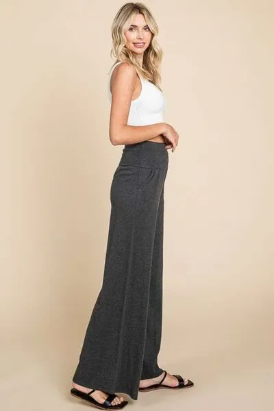 Culture Code Wide Waistband High Waist Wide Leg Pants sold by Charming Charlie product image thumbnail 2