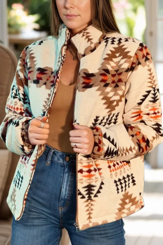 Zip Up Mock Neck Jacket sold by Charming Charlie