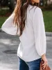 Ruched Notched Balloon Sleeve Blouse sold by Charming Charlie