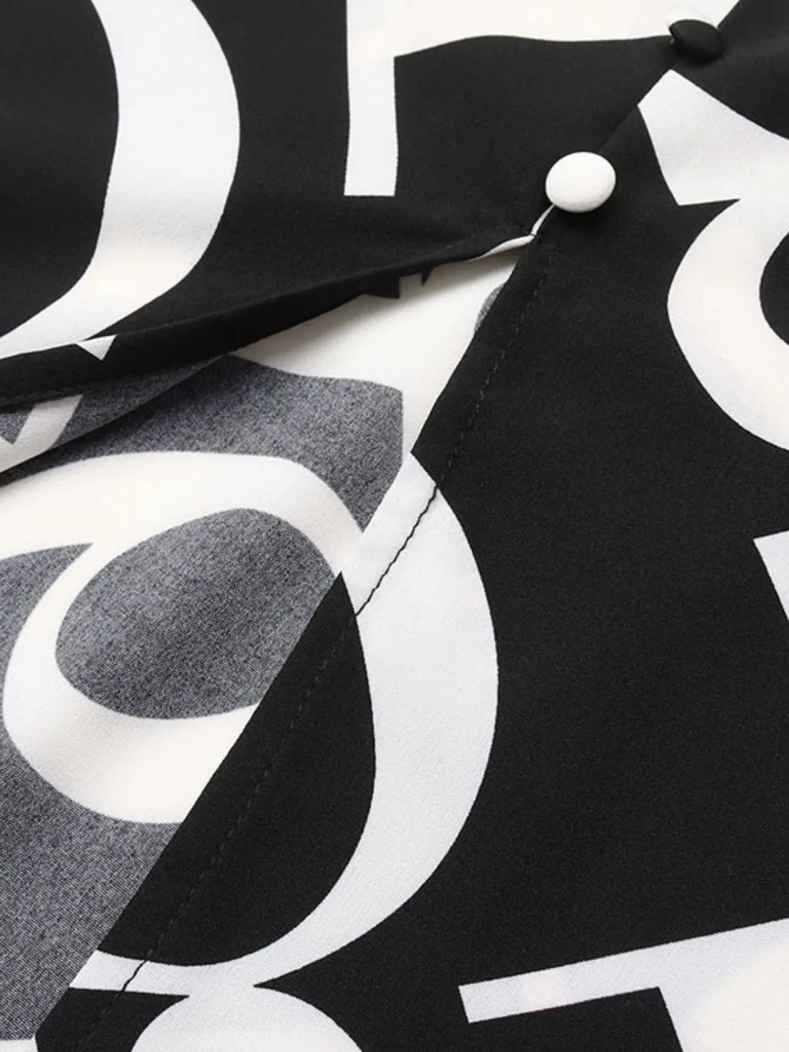 Printed V-Neck Long Sleeve Midi Dress sold by Charming Charlie product image thumbnail 5