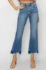 RISEN High Waist Raw Hem Flare Jeans sold by Charming Charlie