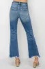 RISEN High Waist Raw Hem Flare Jeans sold by Charming Charlie