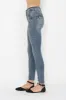 Judy Blue Full Size Tummy Control Vintage Wash Hem Destroy Skinny Jeans sold by Charming Charlie