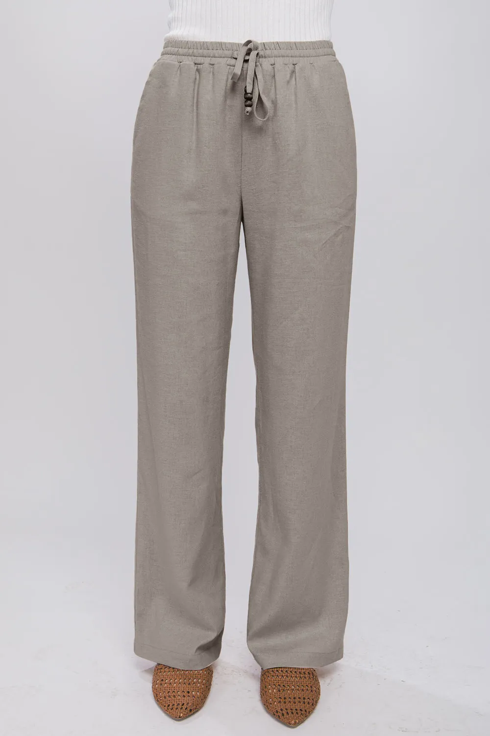 Love Tree Drawstring Wide Leg Pants sold by Charming Charlie product image thumbnail 3