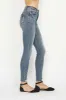 Judy Blue Full Size Tummy Control Vintage Wash Hem Destroy Skinny Jeans sold by Charming Charlie