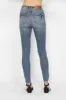 Judy Blue Full Size Tummy Control Vintage Wash Hem Destroy Skinny Jeans sold by Charming Charlie