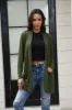 Basic Bae Full Size Open Front Long Sleeve Cardigan with Pockets sold by Charming Charlie