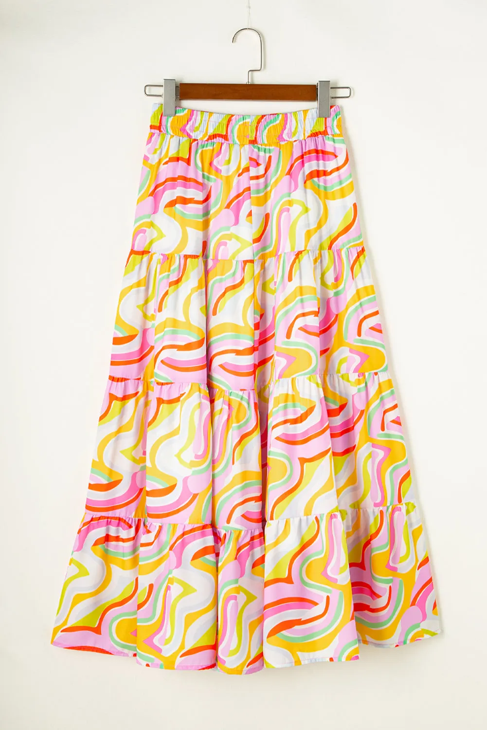 Printed Elastic Waist Skirt sold by Charming Charlie product image thumbnail 3