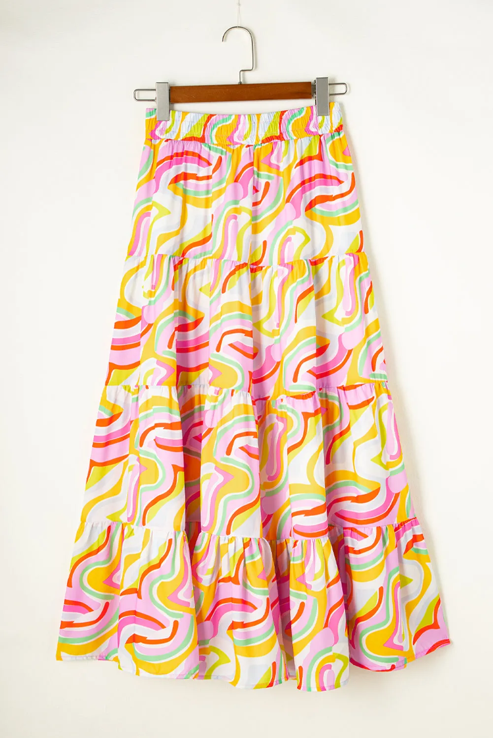 Printed Elastic Waist Skirt sold by Charming Charlie product image thumbnail 2
