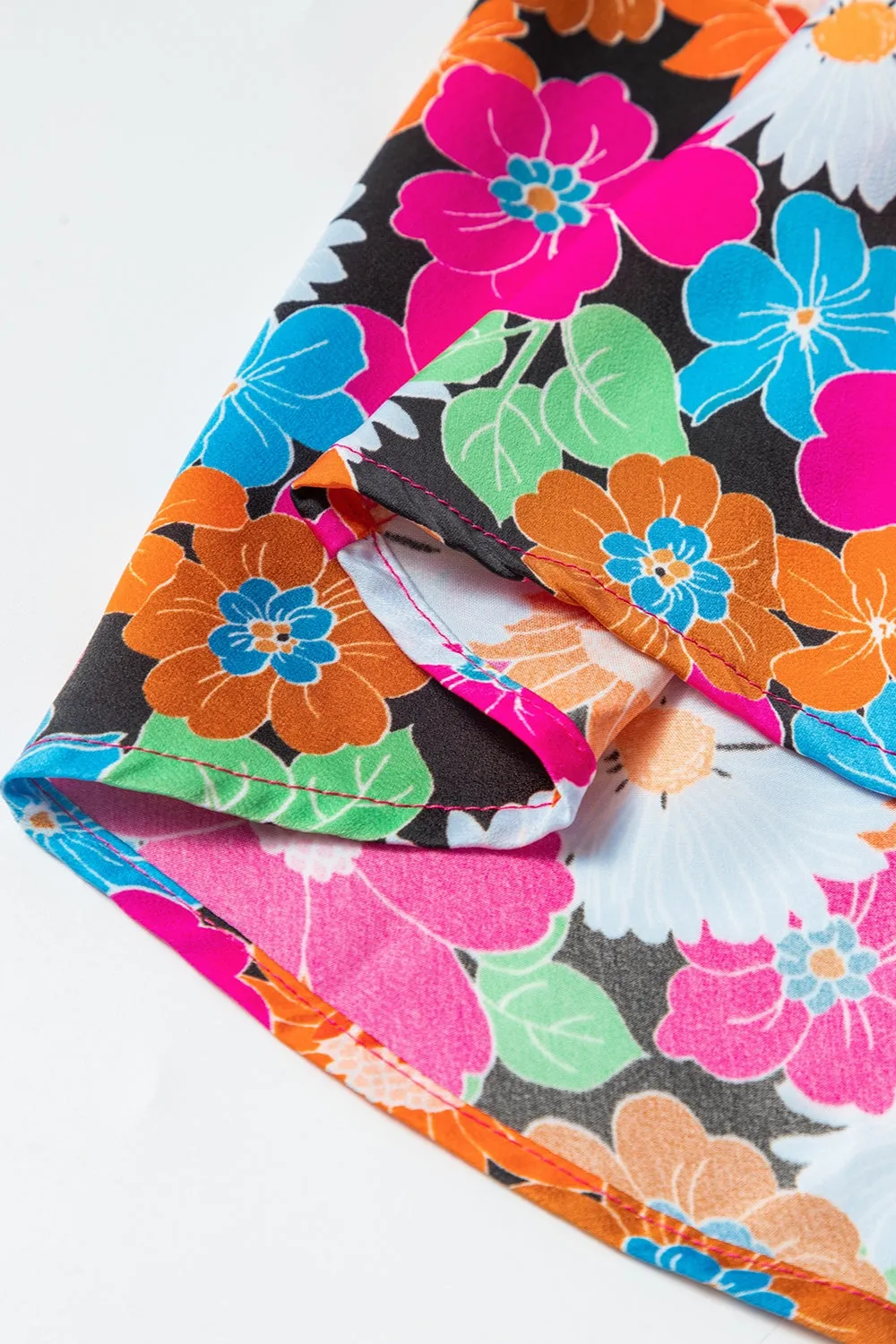 Printed Square Neck Half Sleeve Mini Dress sold by Charming Charlie product image thumbnail 5