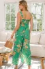 ODDI Full Size Floral Sleeveless Wide Leg Jumpsuit sold by Charming Charlie