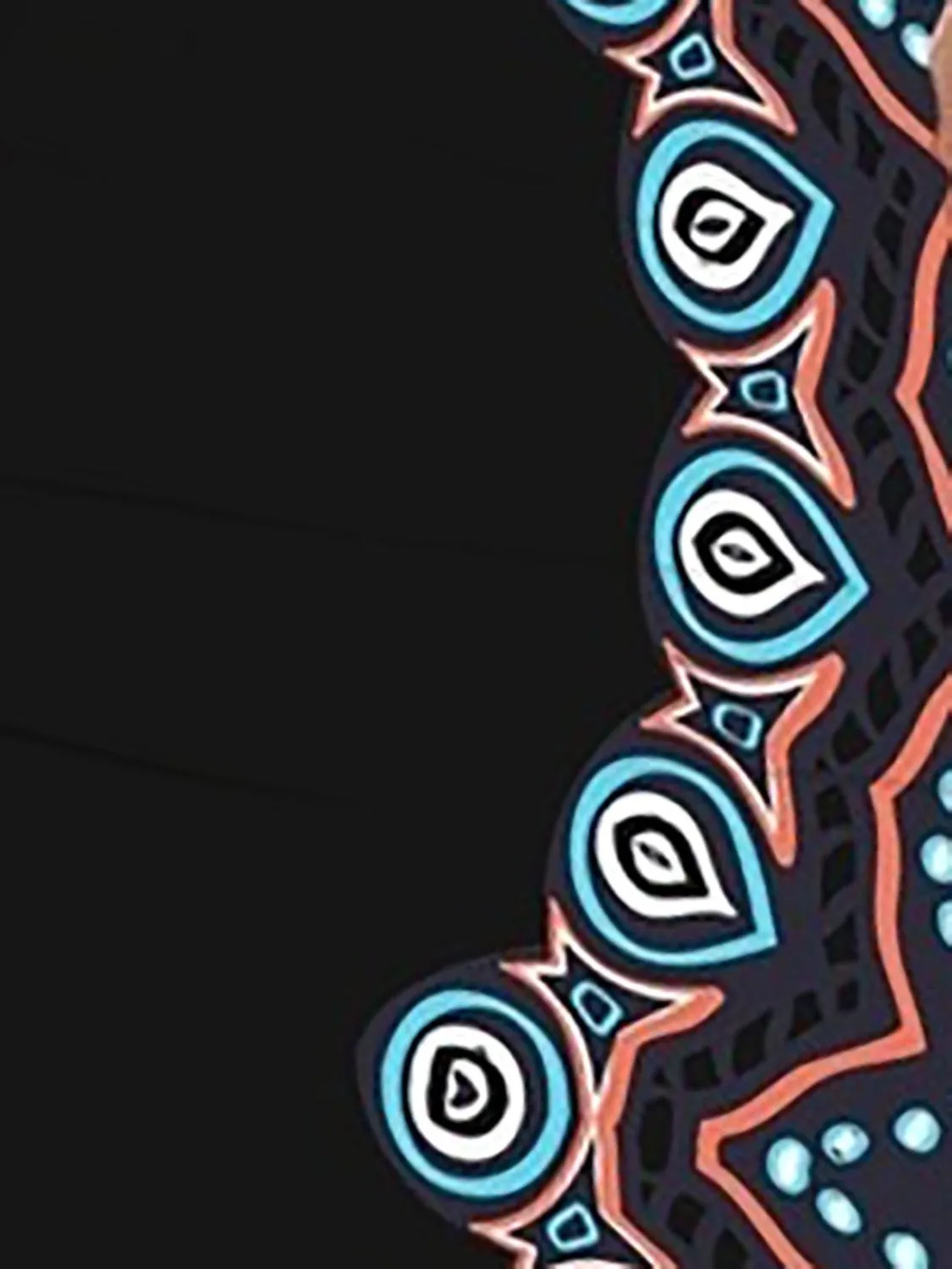 Cutout Printed Halter Neck One-Piece Swimwear sold by Charming Charlie product image thumbnail 3