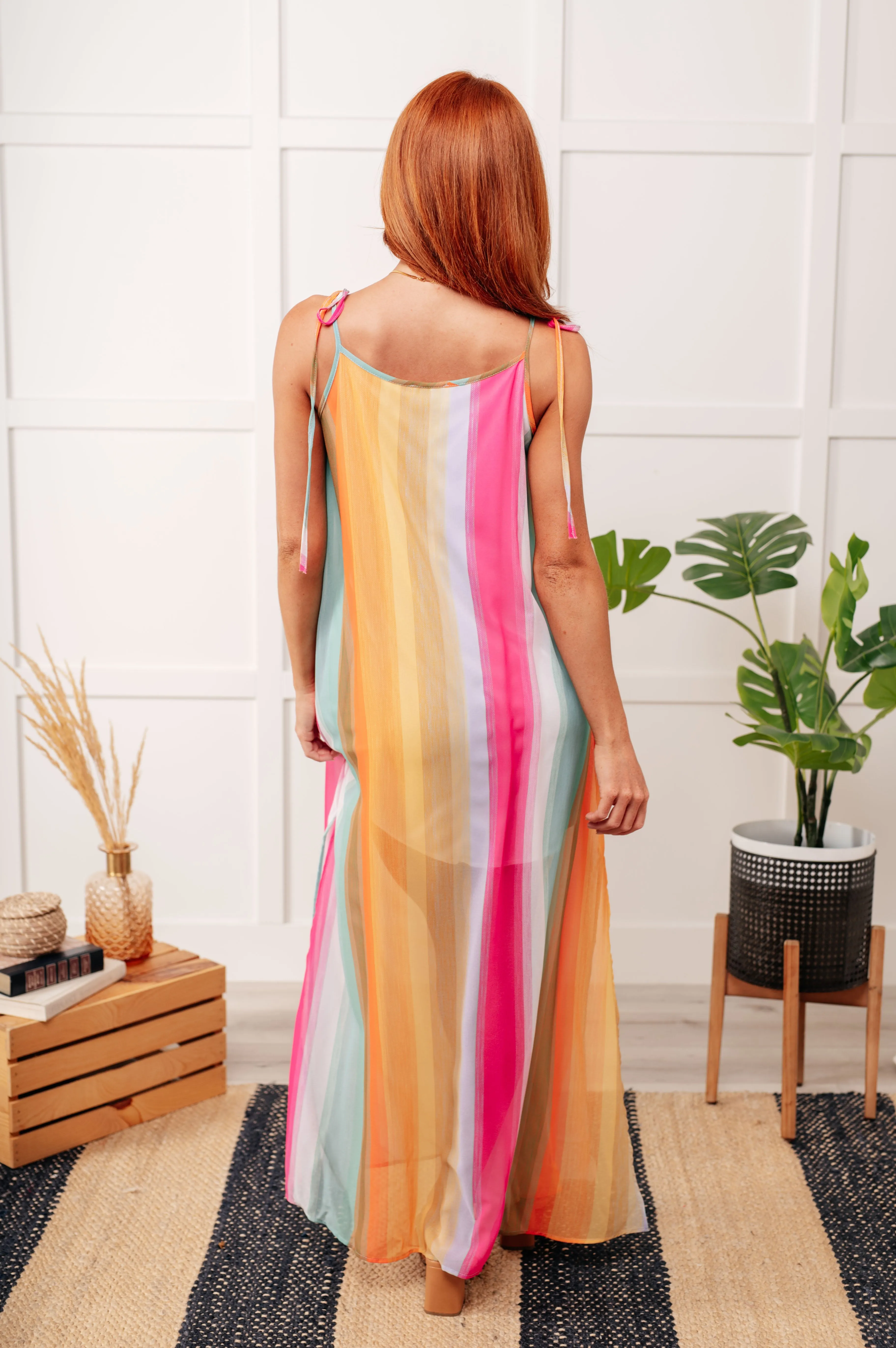 Beyond the Horizon Shoulder Tie Summer Dress sold by Charming Charlie product image thumbnail 4
