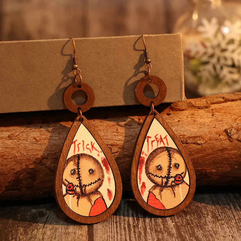 Wooden Teardrop Shape Earrings sold by Charming Charlie product image thumbnail 3