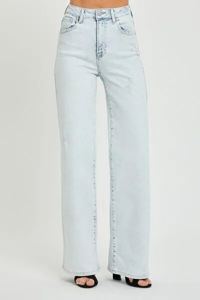 RISEN Ultra High Waist Wide Leg Jeans sold by Charming Charlie