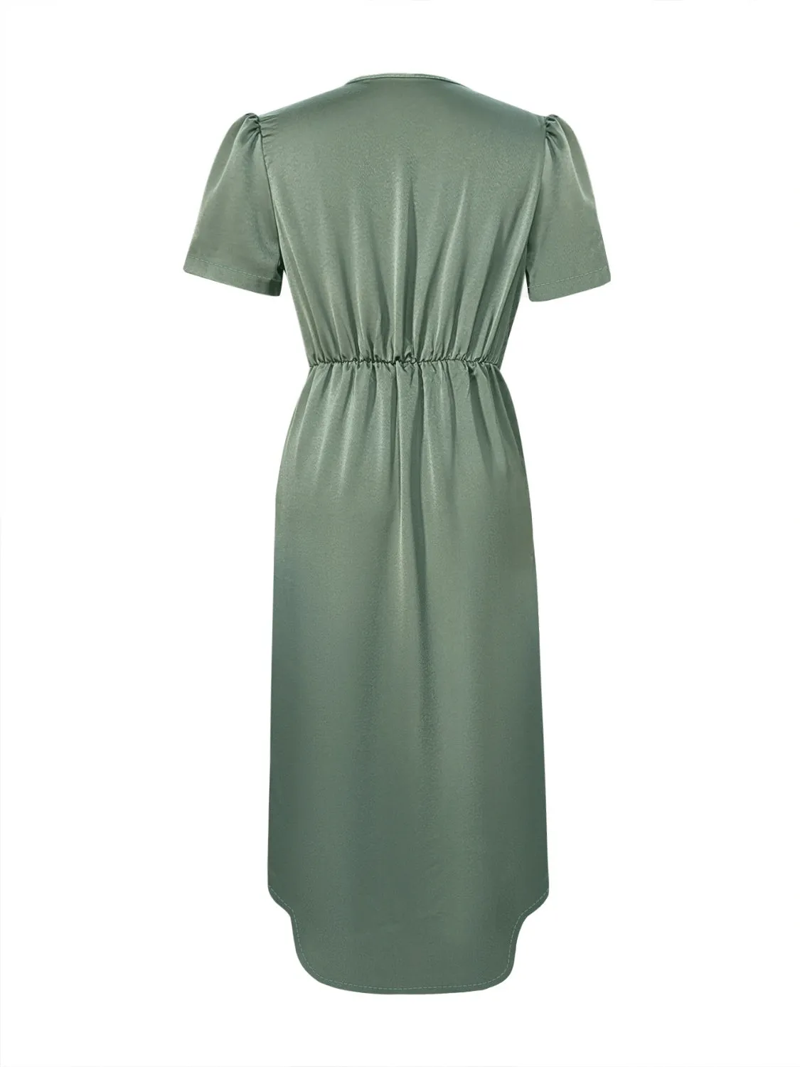 Surplice Short Sleeve Midi Dress sold by Charming Charlie product image thumbnail 2