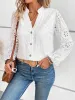 Cutout Notched Long Sleeve Blouse sold by Charming Charlie