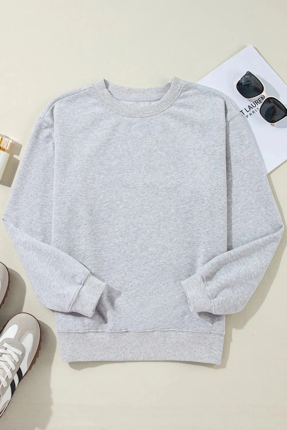 Round Neck Long Sleeve Sweatshirt sold by Charming Charlie product image thumbnail 3