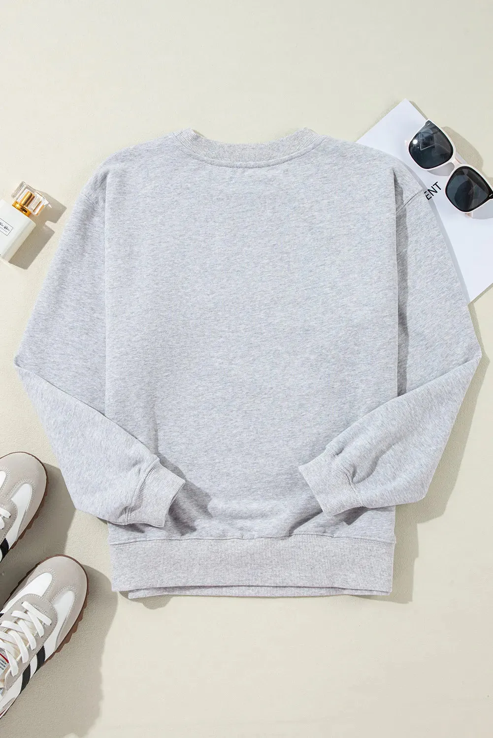 Round Neck Long Sleeve Sweatshirt sold by Charming Charlie product image thumbnail 4