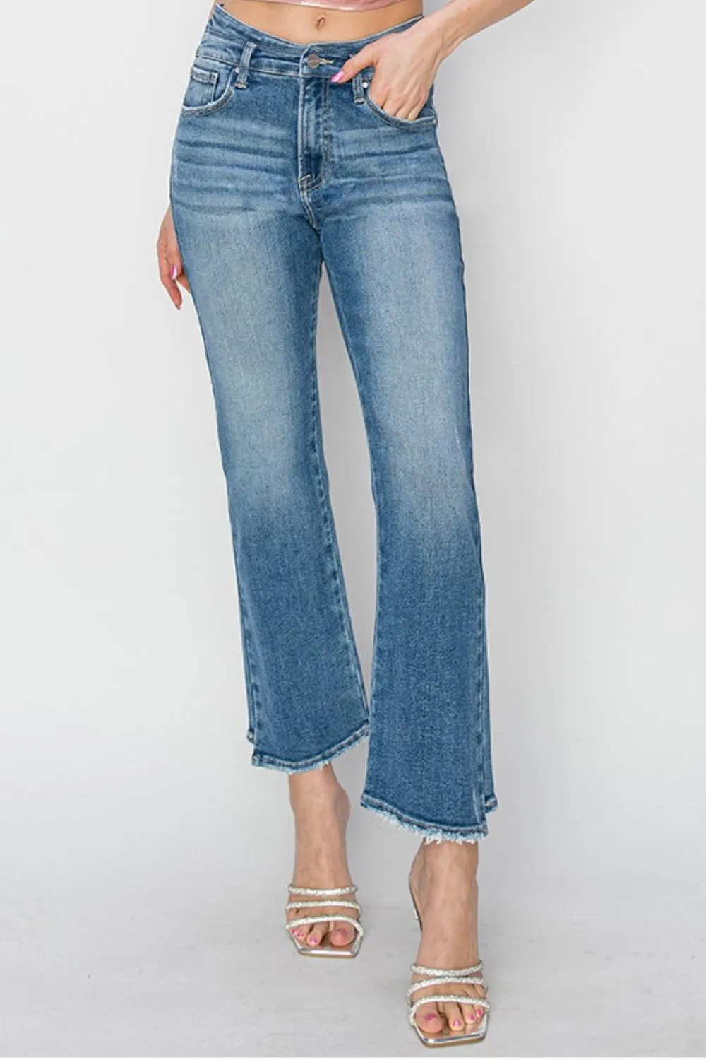 RISEN High Rise Slim Straight Jeans sold by Charming Charlie product image thumbnail 4
