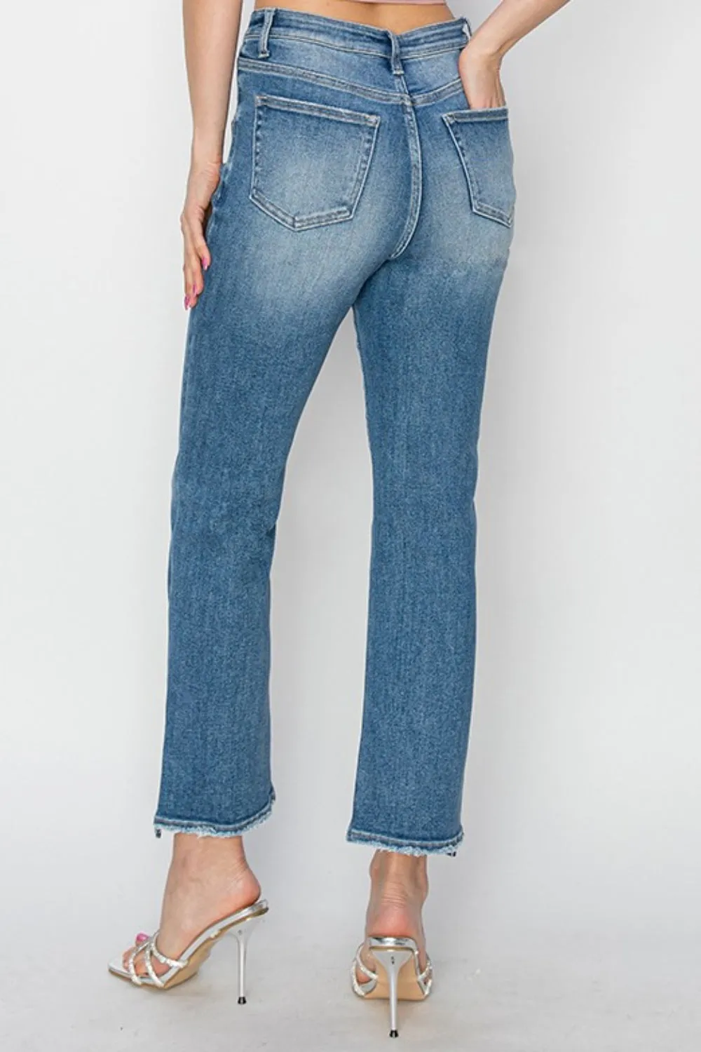 RISEN High Rise Slim Straight Jeans sold by Charming Charlie product image thumbnail 2