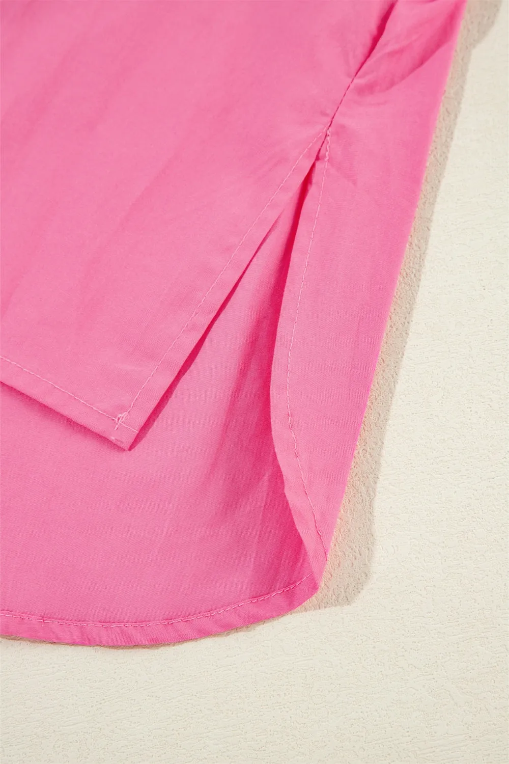 Ruffled Collared Neck Cap Sleeve Shirt sold by Charming Charlie product image thumbnail 4