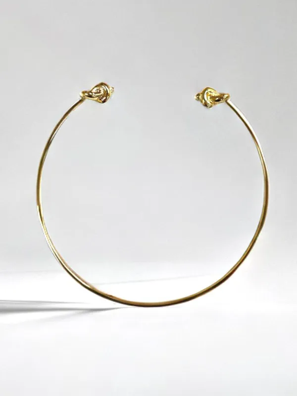 Rebecca Minkoff Choker Necklace- Gold sold by Charming Charlie