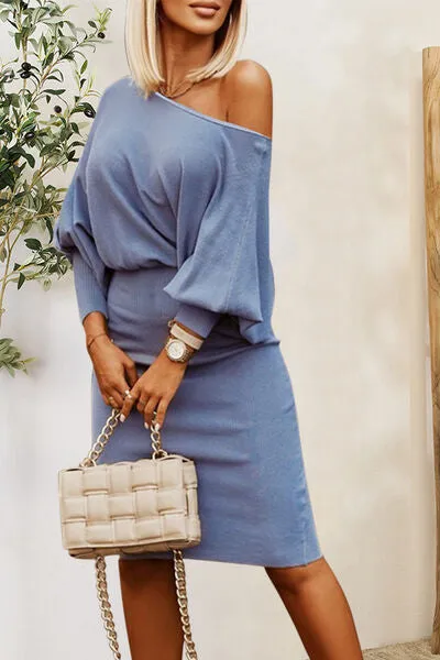 Ruched Lantern Sleeve Dress sold by Charming Charlie