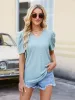 Eyelet V-Neck Puff Sleeve Blouse sold by Charming Charlie