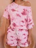 Tie-Dye Half Sleeve Top and Shorts Set sold by Charming Charlie