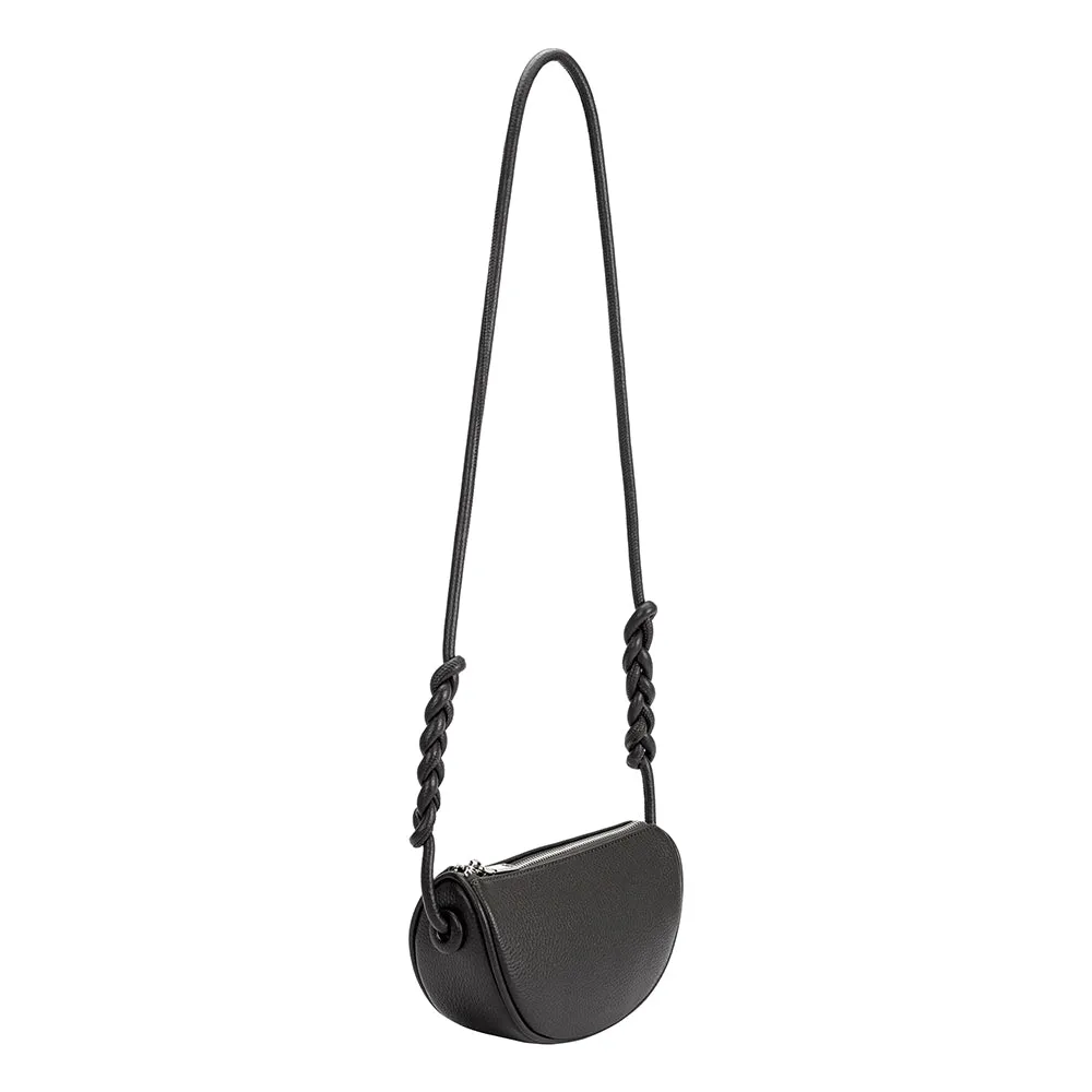 Hannah Black Recycled Vegan Crossbody Bag sold by Charming Charlie product image thumbnail 2