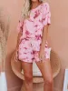 Tie-Dye Half Sleeve Top and Shorts Set sold by Charming Charlie