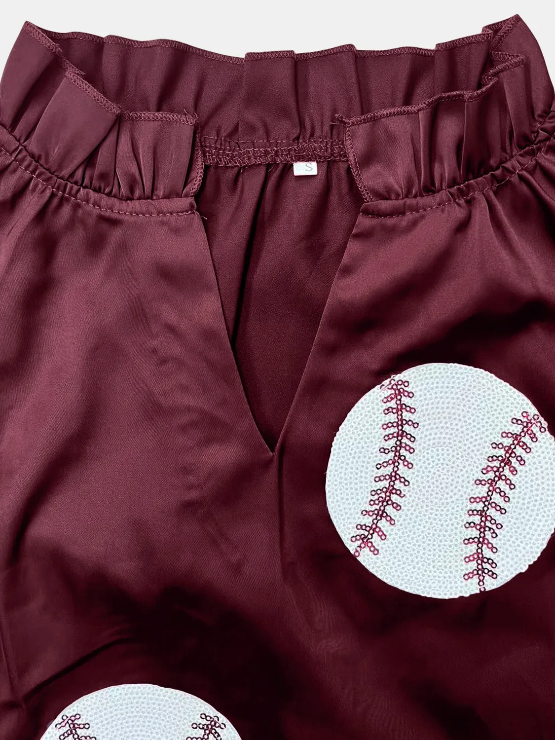 Sequin Baseball Notched Cap Sleeve Mini Dress sold by Charming Charlie product image thumbnail 3