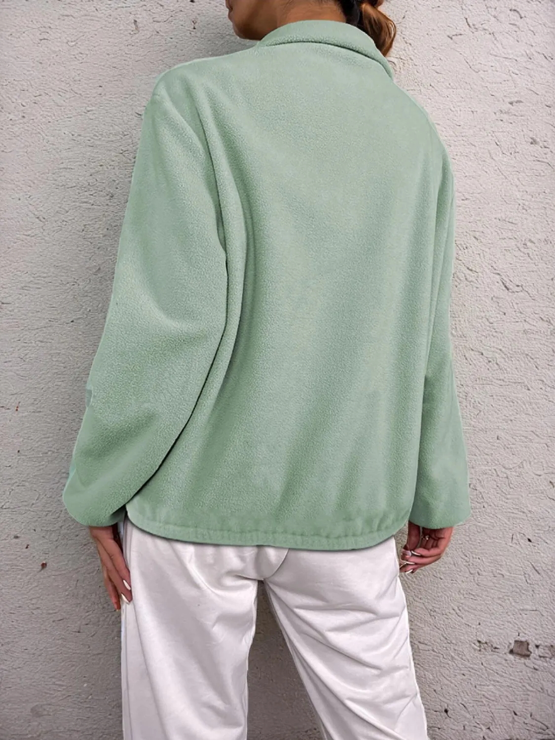 Half Zip Long Sleeve Sweatshirt sold by Charming Charlie product image thumbnail 2
