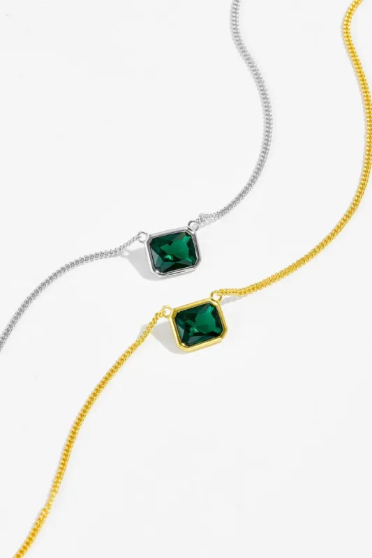 925 Sterling Silver Zircon Necklace sold by Charming Charlie