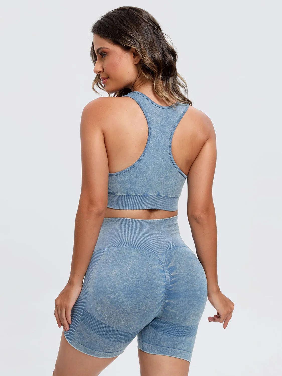 Scoop Neck Wide Strap Top and Shorts Active Set sold by Charming Charlie product image thumbnail 2