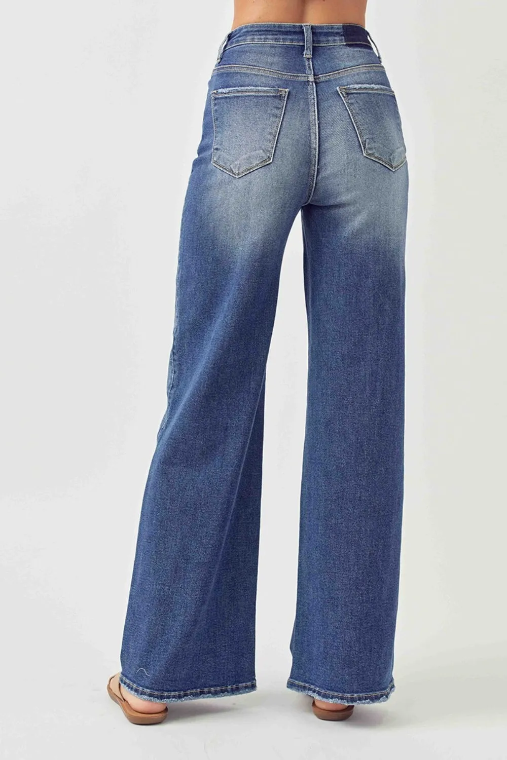 Risen Full Size High Rise Wide Leg Jeans sold by Charming Charlie product image thumbnail 2