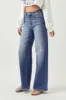 Risen Full Size High Rise Wide Leg Jeans sold by Charming Charlie