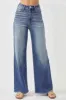 Risen Full Size High Rise Wide Leg Jeans sold by Charming Charlie