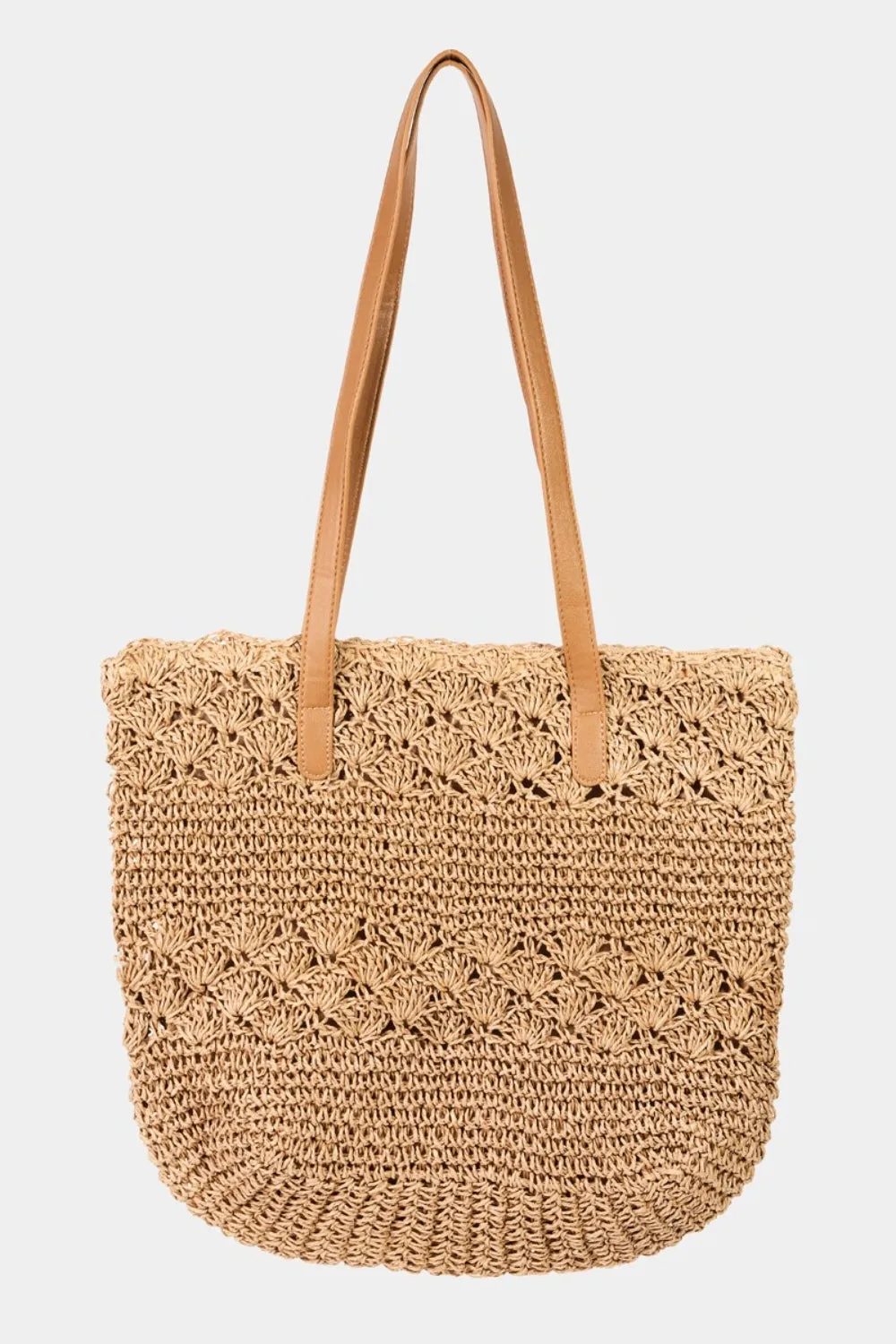 Fame Straw Braided Tote Bag sold by Charming Charlie