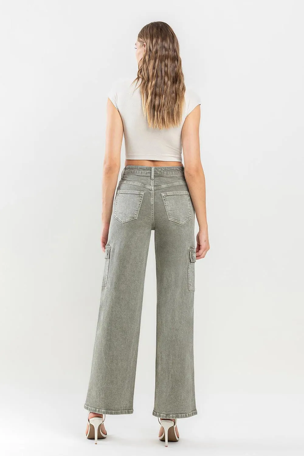 Vervet by Flying Monkey 90's Super High Rise Cargo Jeans sold by Charming Charlie product image thumbnail 4