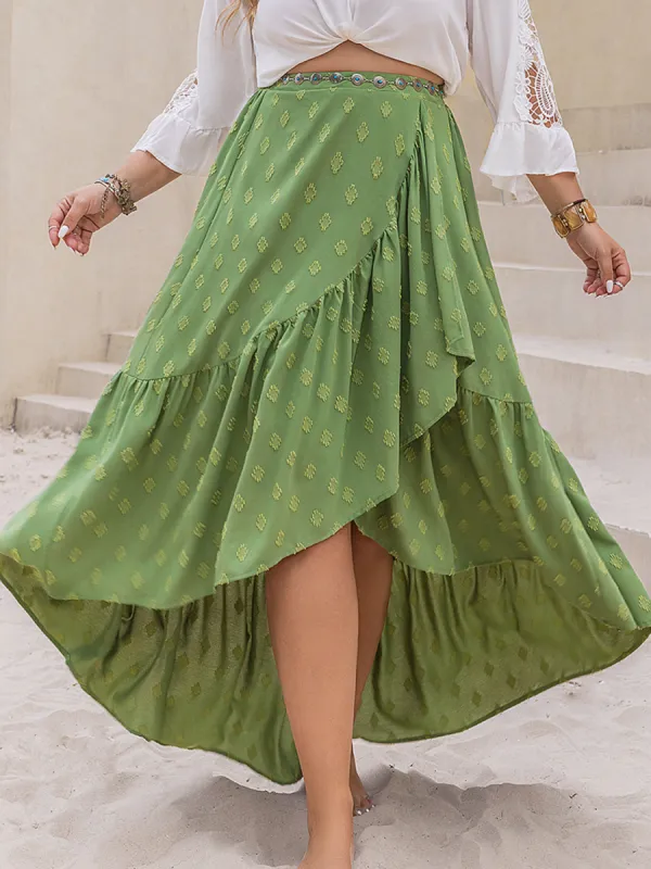 Plus Size High-Low Skirt sold by Charming Charlie